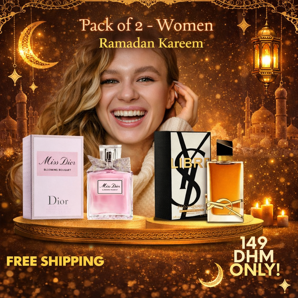 Women Pack of 2 (Miss Dior Blooming Bouquet + YSL Libre Intense)