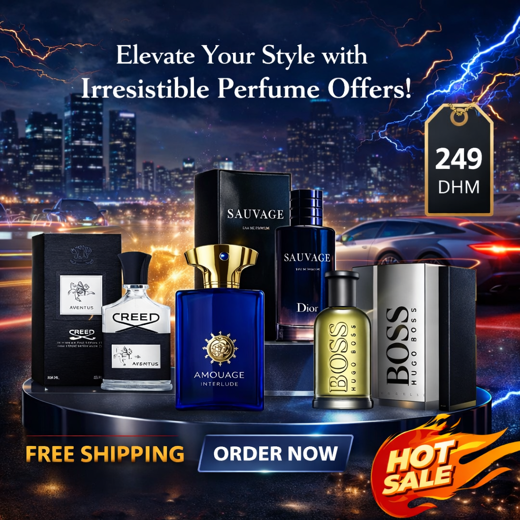 Men Pack of 4 ( Dior Sauvage + Amouage Interlude + Creed Aventus + Hugo Boss)