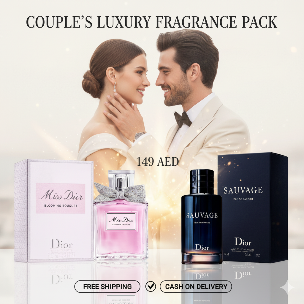 Couple Pack of 2 (Miss Dior + Dior Sauvage)