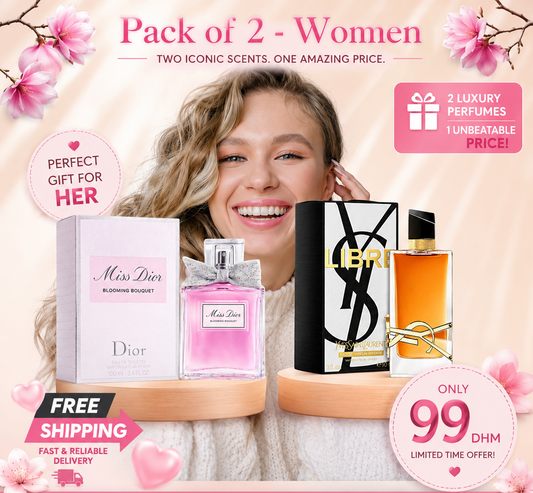 Women Pack of 2 (Miss Dior Blooming Bouquet + YSL Libre Intense)
