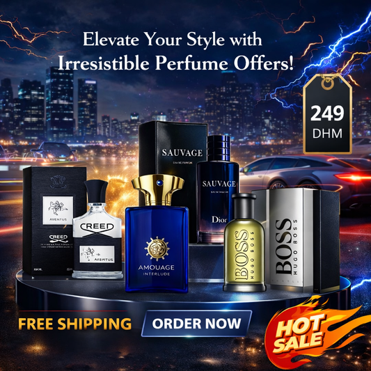 Men Pack of 4 ( Dior Sauvage + Amouage Interlude + Creed Aventus + Hugo Boss)