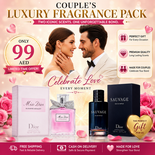 Couple Pack of 2 (Miss Dior + Dior Sauvage)