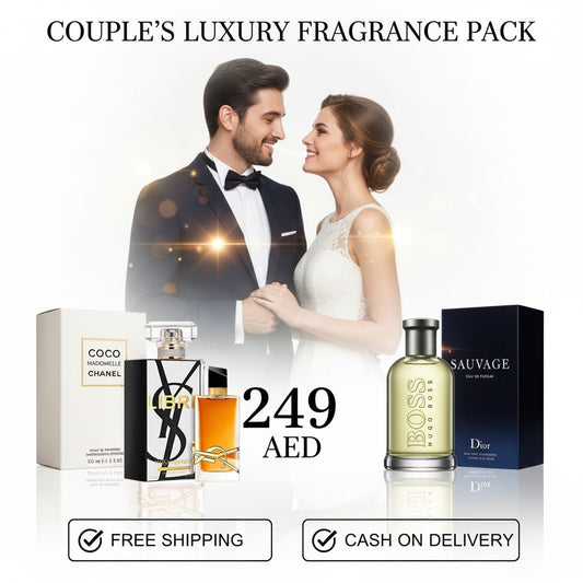 Couple Pack of 4 (Miss Dior + Coco Chanel Mademoiselle + Hugo Boss + Dior Sauvage)
